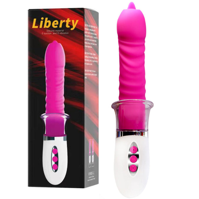 Armony – Liberty Vibrator & Thrusting With Tongue