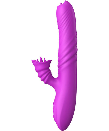 ARMONY - ANGELIA MULTIFUNCTION VIBRATOR DOUBLE TONGUE VIOLET HEAT EFFECT