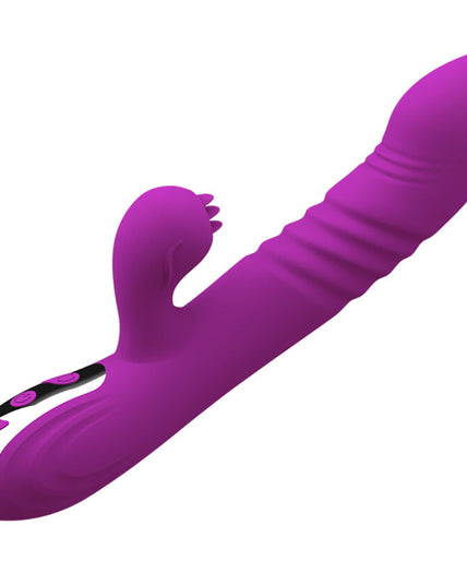 Armony – Fairy Multifunctionele Vibrator Dubbele Tong Paars Warmte-effect