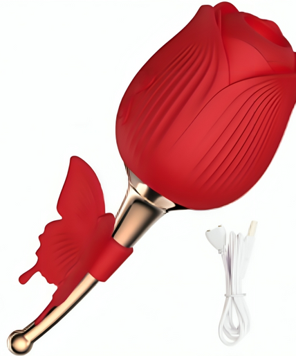 Armony – Vlindertje Bloem Zuignap Rood