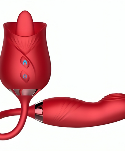 Armony – Vochtblad vibrator & stoten met rode tong