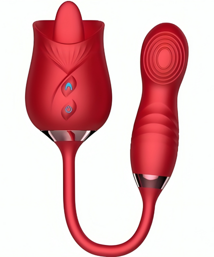 Armony – Vochtblad vibrator & stoten met rode tong
