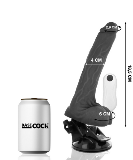 Basecock – Realistic Articulable Remote Control Black 18.5 Cm -O- 4 Cm