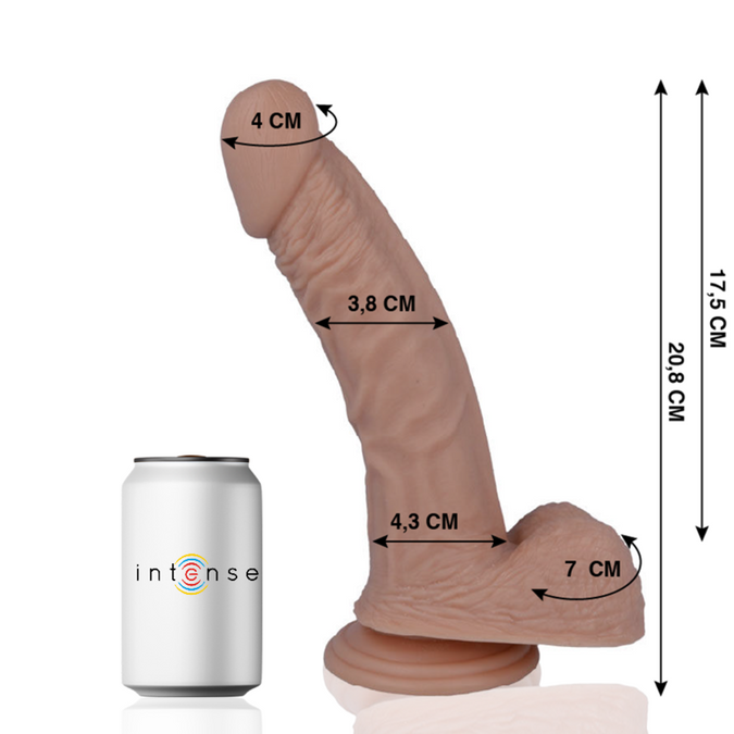 MR INTENSE - 23 REALISTISCHE PENIS 20,8 CM -O- 3,8 CM