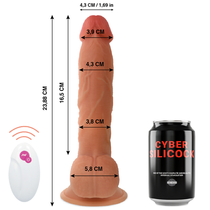 Cyber Silicock – Remote Control Realistic Master Ben 23.88 Cm -O- 4.3 Cm