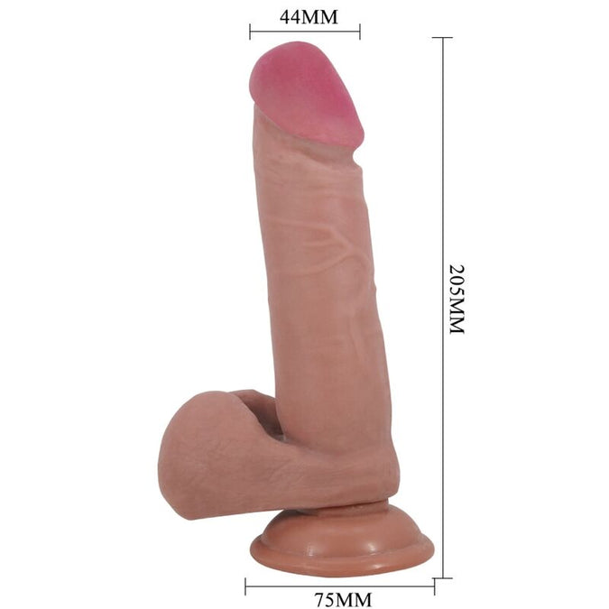 Pleasurements – Pretty Love – Sliding Skin Realistischer Dildo Fleischfarben 20,5 Cm 