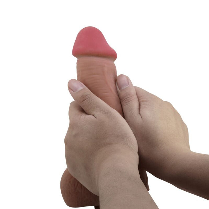 Pleasurements – Pretty Love – Sliding Skin Realistische Dildo Bruin 23,4 Cm