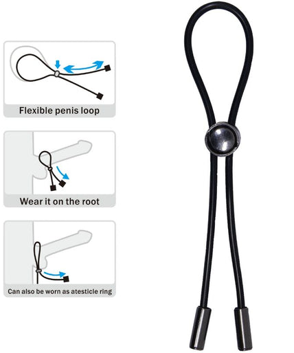 PRETTY LOVE - CORD PENIS RING AND TESTICLES