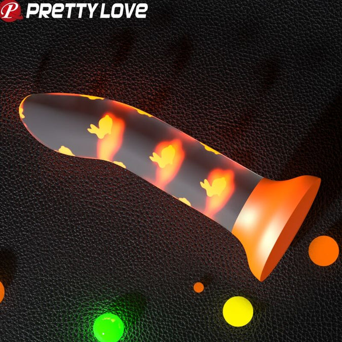 Pretty Love – Magical Nightfall G-Spot Dildo | Luminous Orange