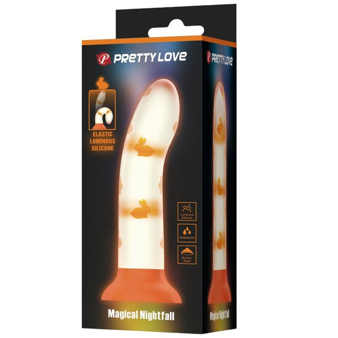 Pretty Love – Magical Nightfall G-Spot Dildo | Luminous Orange