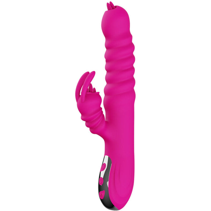 Armony – Rabbit Doppelzunge Multifunktionsvibrator Fuchsia Wärmeeffekt