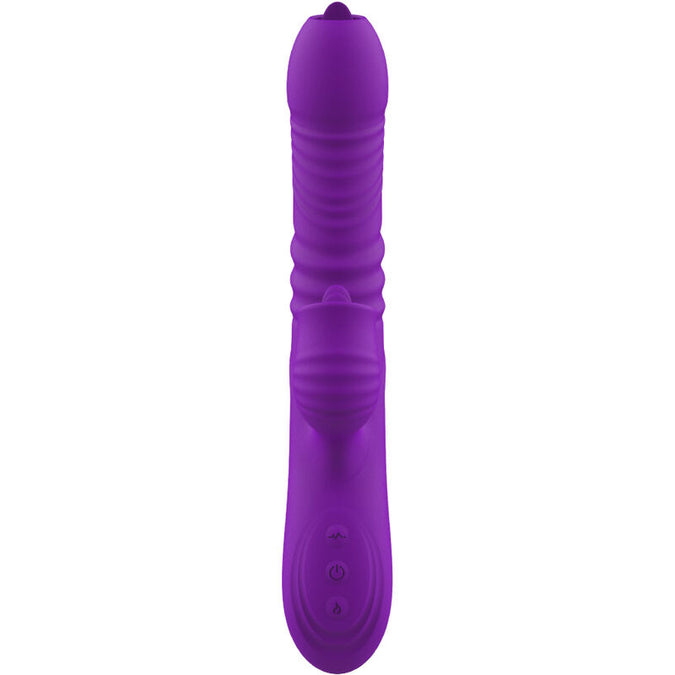 Armony – Fully G Spot Rabbit Vibrator With Stimulating Tongue Violet Heat Effect