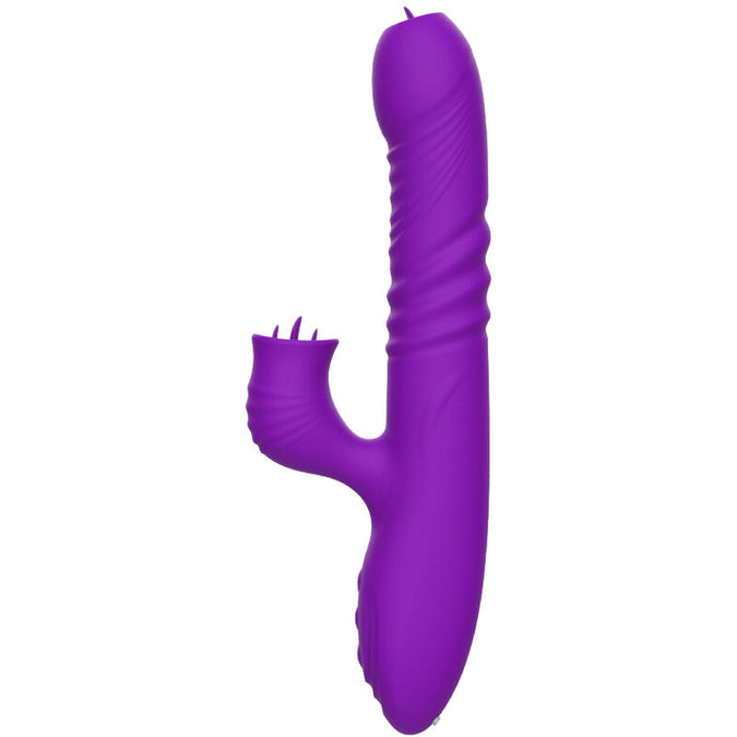 Armony – Fully G Spot Rabbit Vibrator With Stimulating Tongue Violet Heat Effect