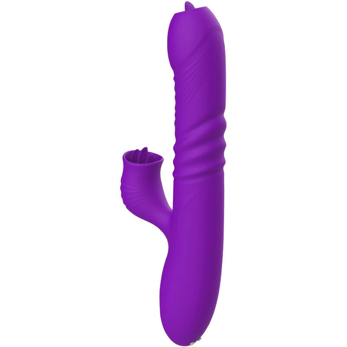Armony – Fully G Spot Rabbit Vibrator With Stimulating Tongue Violet Heat Effect