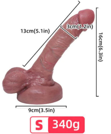 Pleasurements – Armony – Realistische Vloeibare Siliconen Dildo 13 Cm