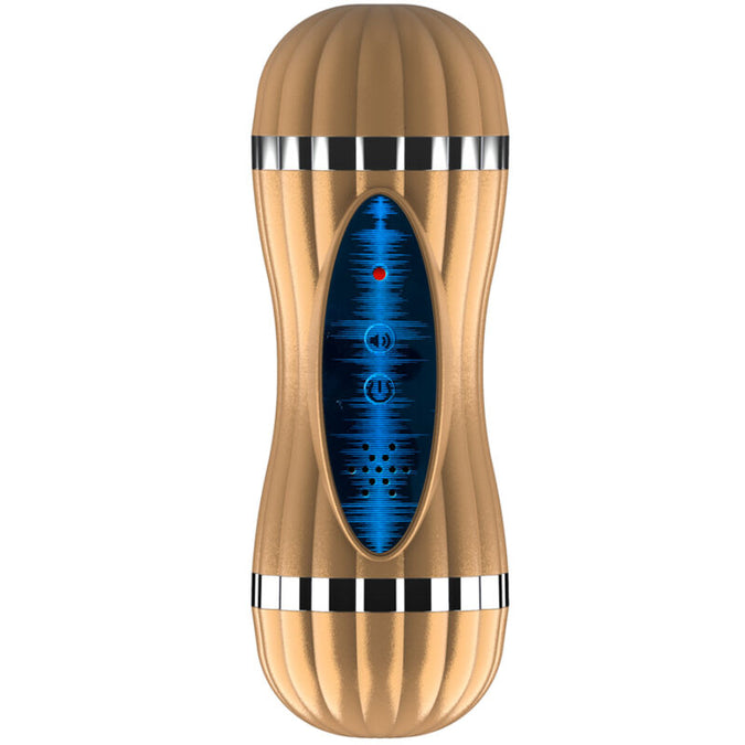ARMONY - BEVIS DOUBLE MASTURBATOR VAGINA & MOUTH WITHOUT VIBRATION GOLD