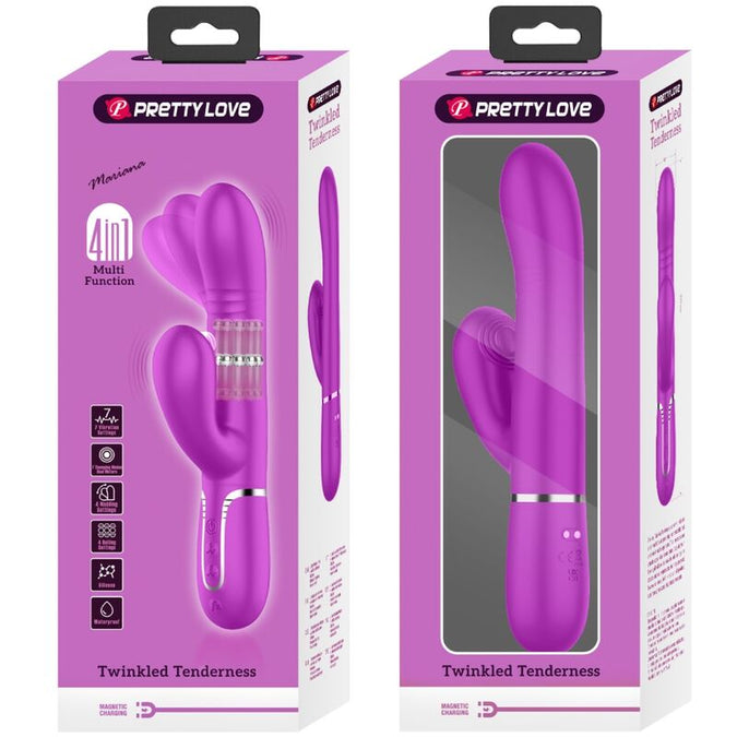 PRETTY LOVE - MULTIFUNCTIONELE G-SPOT VIBRATOR FUCHSIA