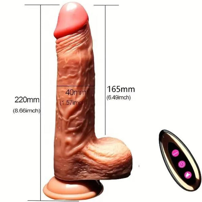 Armony – Realistischer Vibrator & Stoß-Dildo mit Fernbedienung 22,5 cm