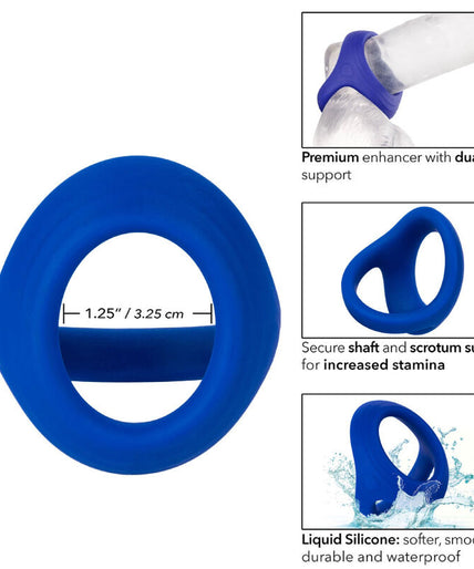 Calexotics – Admiral Cock Ball Dual Ring Blue