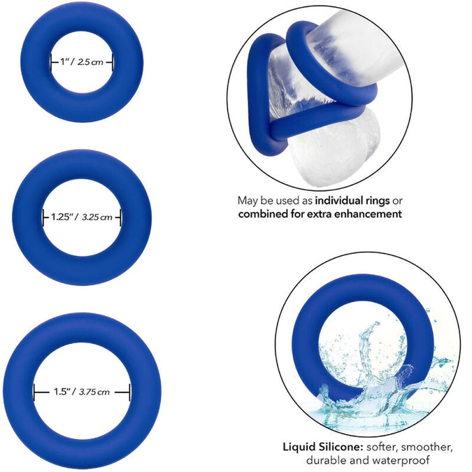 CALEXOTICS - ADMIRAL COCKRING SET BLAUW