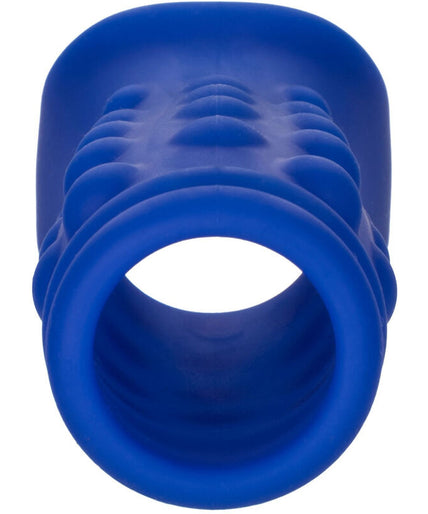 CALEXOTICS - ADMIRAL BEADED PENIS COVER LIQUID SILICONE BLUE