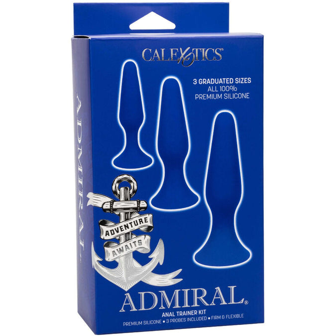Calexotics – Admiral Kit 3 Anal Plug Blue