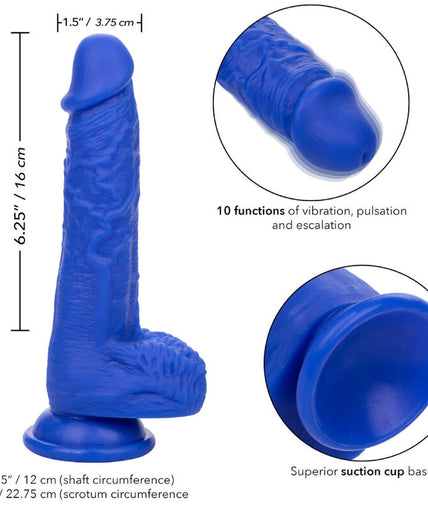 CALEXOTICS - ADMIRAL SAILOR REALISTIC DILDO VIBRATOR BLUE