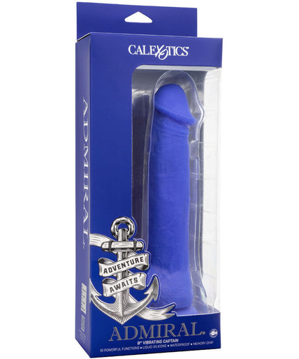 CALEXOTICS - ADMIRAL CAPTAIN REALISTIC DILDO VIBRATOR BLUE