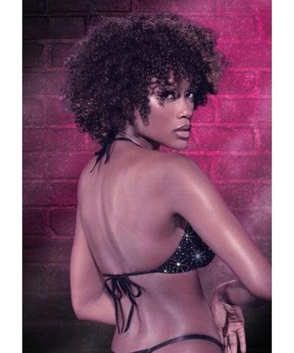 CALEXOTICS - RADIANCE TRIANGLE BIKINI TOP RHINE