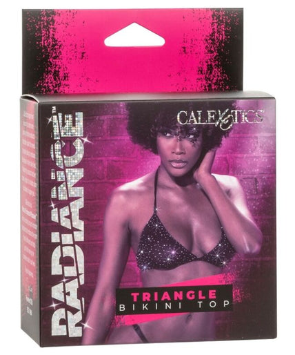 CALEXOTICS - RADIANCE TRIANGLE BIKINI TOP RHINE