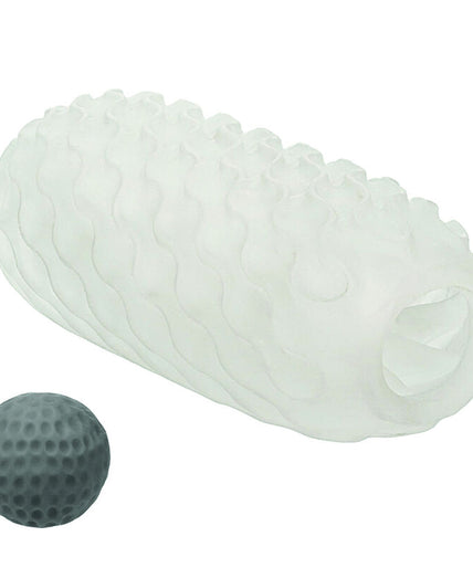 CALEXOTICS - BOUNDLESS REVERSIBLE SQUISHY BALL STROKE YELLOW