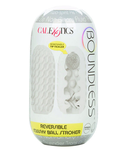 CALEXOTICS - BOUNDLESS REVERSIBLE SQUISHY BALL STROKE YELLOW
