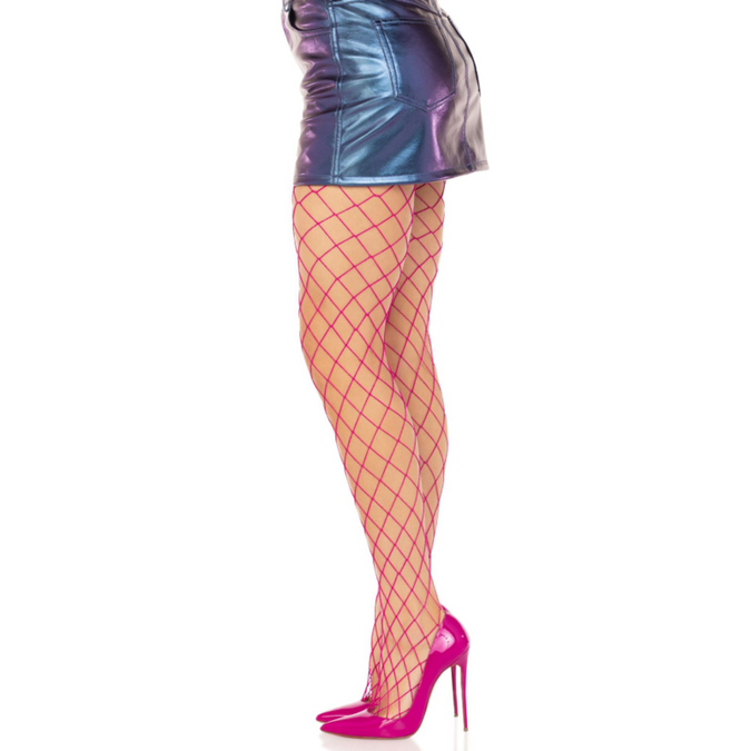 Leg Avenue – Diamond Fishnnet Pantyhose Pink