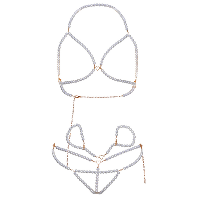 Leg Avenue – Bh Polsbandjes & Parel String Set
