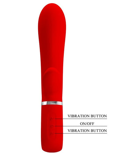 PRETTY LOVE - THOMAS MULTIFUNCTION G-SPOT VIBRATOR RED