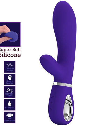 PRETTY LOVE - THOMAS MULTIFUNCTION G-SPOT VIBRATOR PURPLE