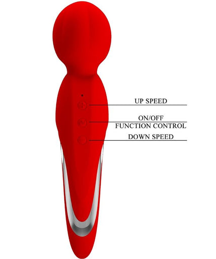 PRETTY LOVE - WALTER VIBRATOR WAND RED