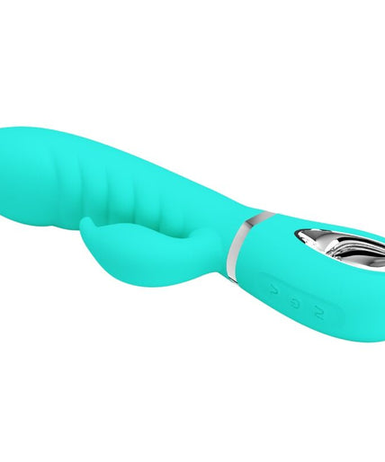 PRETTY LOVE - PRESCOTT MULTIFUNCTION G-SPOT VIBRATOR AQUA GREEN