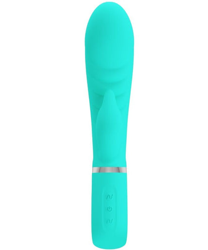 PRETTY LOVE - PRESCOTT MULTIFUNCTION G-SPOT VIBRATOR AQUA GREEN