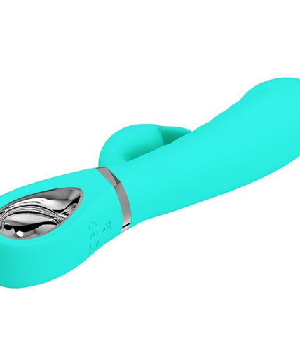 PRETTY LOVE - PRESCOTT MULTIFUNCTION G-SPOT VIBRATOR AQUA GREEN