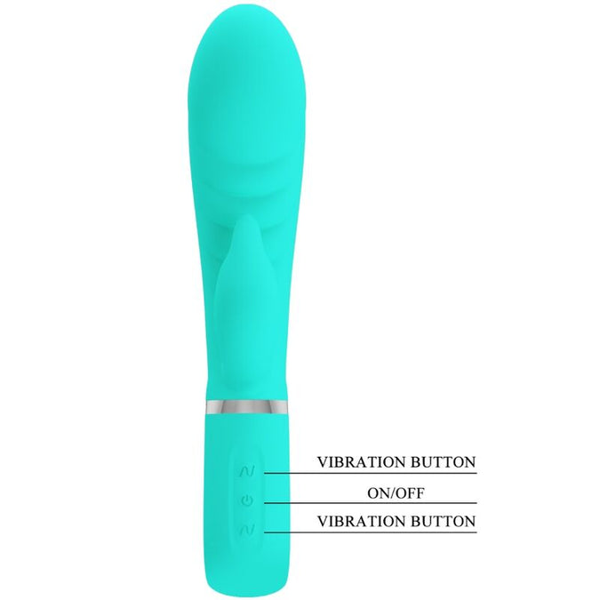 Pretty Love – Prescott Multifunction G – Spot Vibrator Aqua Groen