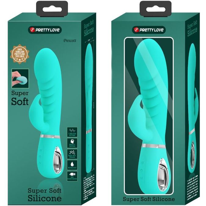 Pretty Love – Prescott Multifunction G – Spot Vibrator Aqua Groen