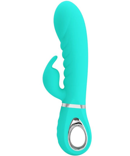 PRETTY LOVE - PRESCOTT MULTIFUNCTION G-SPOT VIBRATOR AQUA GREEN