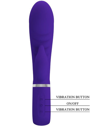 PRETTY LOVE - PRESCOTT MULTIFUNCTION G-SPOT VIBRATOR PURPLE