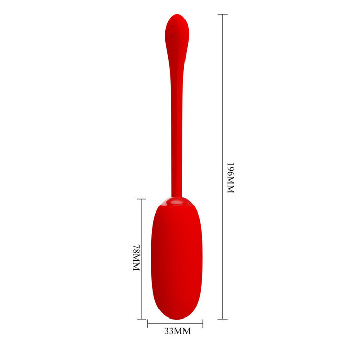 Pretty Love – Julius Waterproof – Rechargeable Vibrating Egg Red