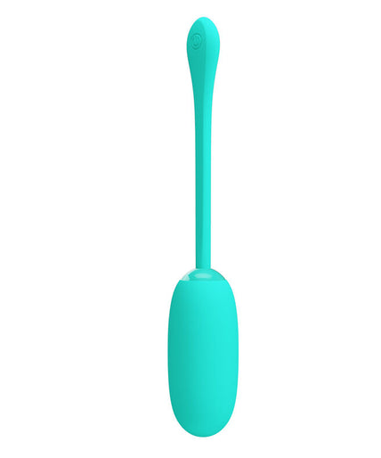 PRETTY LOVE - JULIUS WATERPROOF-RECHARGEABLE VIBRATING EGG AQUA GREEN