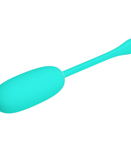 PRETTY LOVE - JULIUS WATERPROOF-RECHARGEABLE VIBRATING EGG AQUA GREEN
