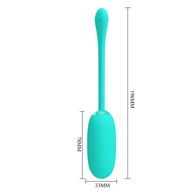 Pretty Love – Julius Waterproof – Rechargeable Vibrating Egg Aqua Green