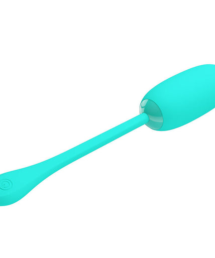 PRETTY LOVE - JULIUS WATERPROOF-RECHARGEABLE VIBRATING EGG AQUA GREEN