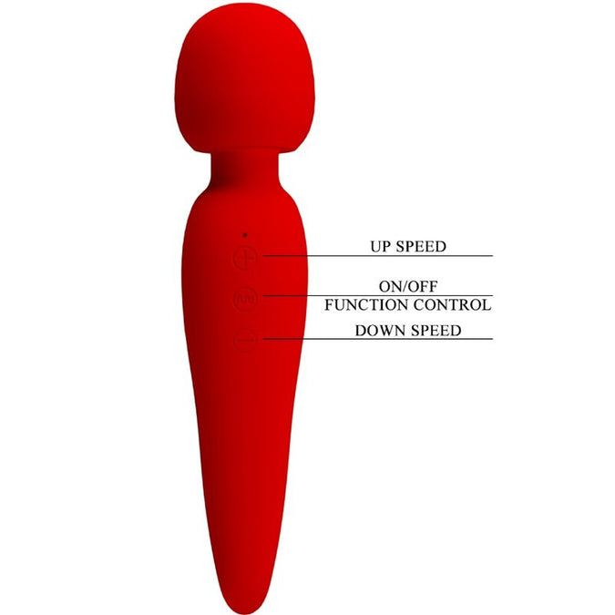 PRETTY LOVE - MEREDITH MASSAGER 12 VIBRATIEMODI ROOD